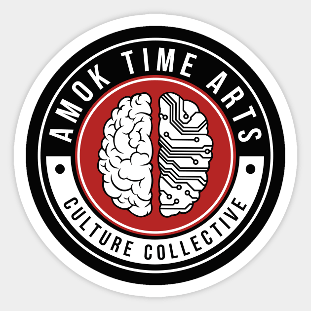Amok Time Arts Logo Sticker by AmokTimeArts